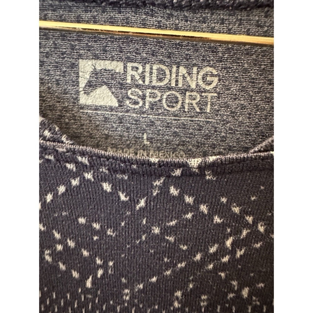 Horse Riding Sport Short Sleeve‎ Women Shirt Purple Size Large